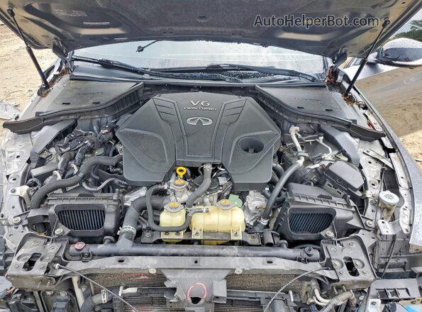 JN1EV7AP7LM205567 2020 INFINITI Q50 Gray Rear interior view