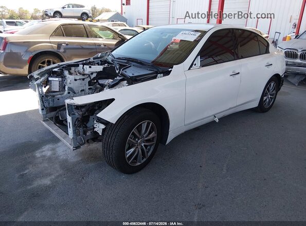 JN1EV7AP7MM701227 2021 INFINITI Q50 Белый Передняя левая четверть