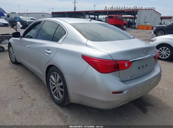 JN1EV7AP8GM304680 2016 INFINITI Q50 Silver უკანა მარცხენა