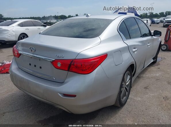 JN1EV7AP8GM304680 2016 INFINITI Q50 Silver უკანა მარჯვენა