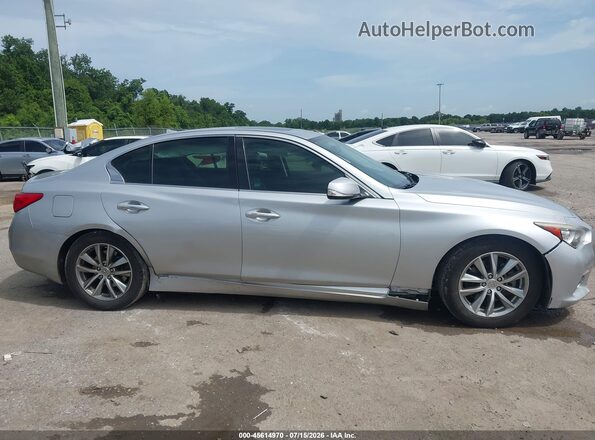 JN1EV7AP8GM304680 2016 INFINITI Q50 Silver უკანა სალონის ხედი