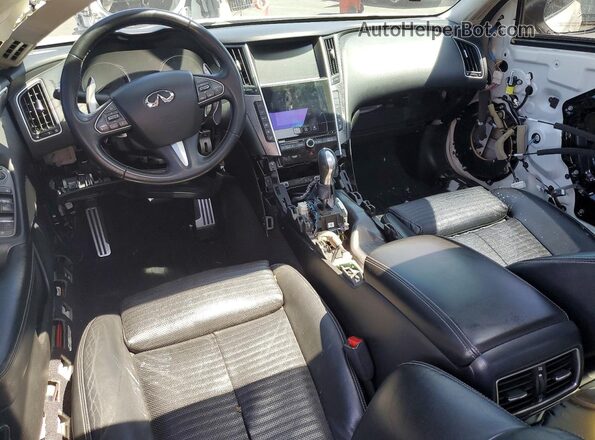JN1EV7AP8HM731701 2017 INFINITI Q50 White Առջևի վահանակի տեսք
