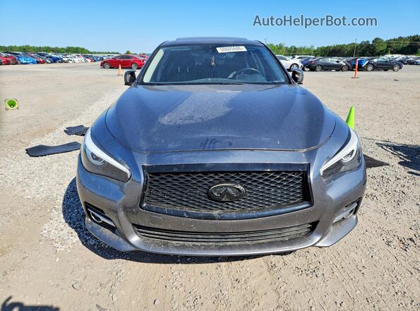 JN1EV7AP8HM734257 2017 INFINITI Q50 Gray Դիմացի տեսք