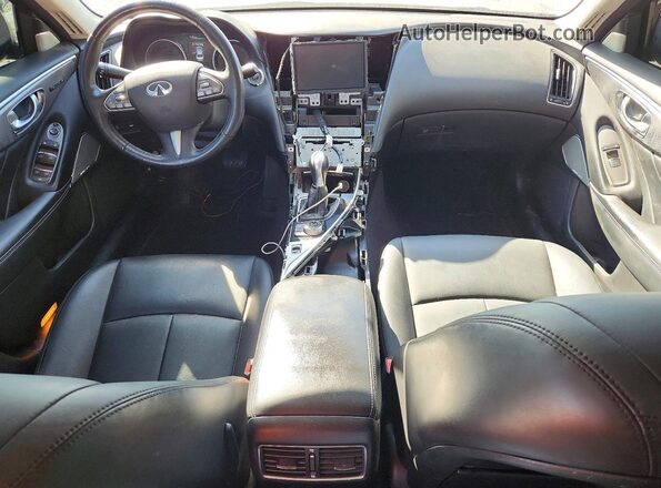 JN1EV7AP8HM734257 2017 INFINITI Q50 Gray Առջևի վահանակի տեսք