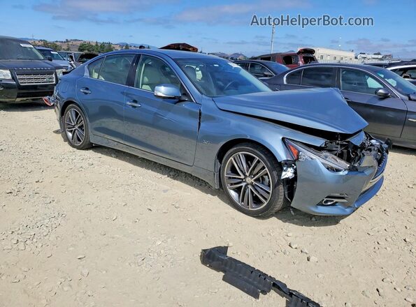 JN1EV7AP8HM734551 2017 INFINITI Q50 Blue წინა მარჯვენა