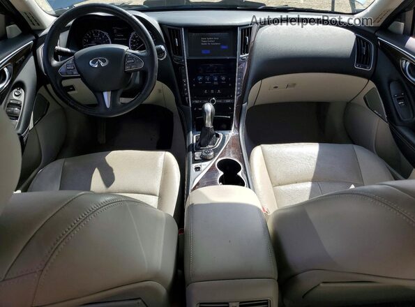JN1EV7AP8HM734551 2017 INFINITI Q50 Blue წინა პანელის ხედი