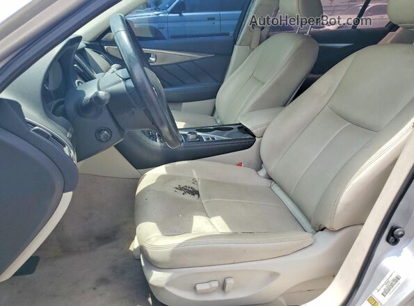 JN1EV7AP8HM736624 2017 INFINITI Q50 Silver წინა სალონის ხედი