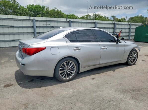 JN1EV7AP8HM736624 2017 INFINITI Q50 Silver უკანა მარჯვენა