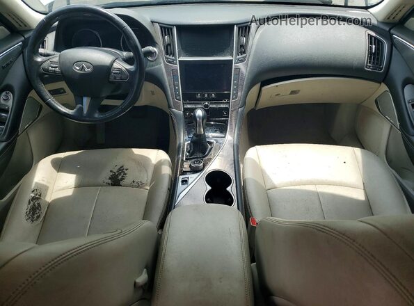JN1EV7AP8HM736624 2017 INFINITI Q50 Silver წინა პანელის ხედი