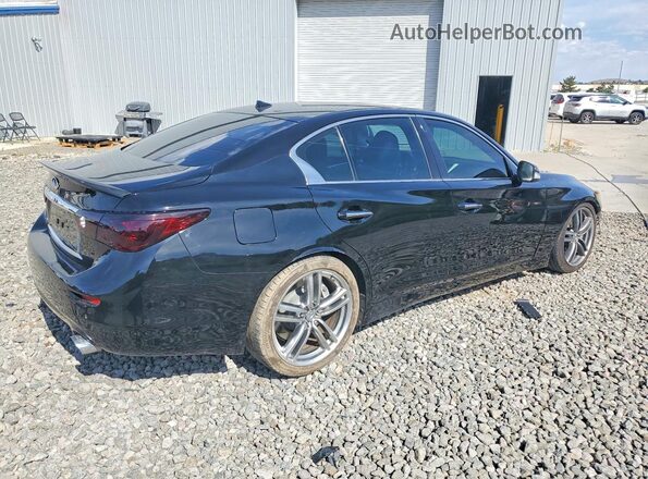 JN1EV7AP8HM737000 2017 INFINITI Q50 Black უკანა მარჯვენა