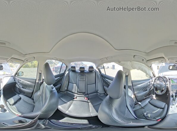 JN1EV7AP8HM737000 2017 INFINITI Q50 Black სალონის 360-გრადუსიანი ხედი