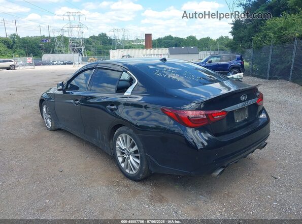 JN1EV7AP8JM364885 2018 INFINITI Q50 Black Trasero izquierdo