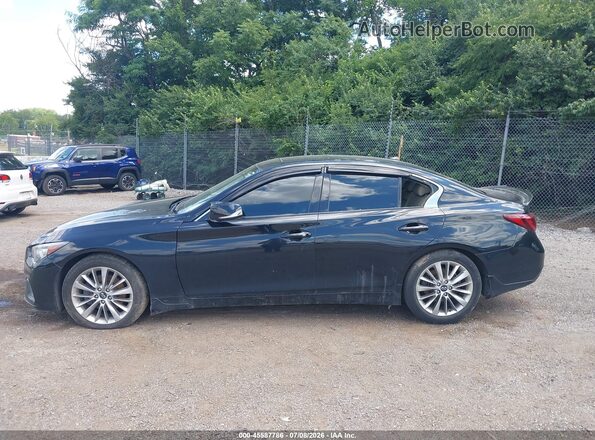 JN1EV7AP8JM364885 2018 INFINITI Q50 Black Vista interior trasera