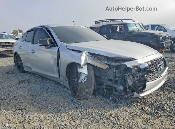 JN1EV7AP8KM510395 2019 INFINITI Q50 Silver Przód prawy
