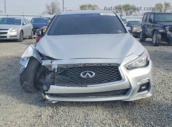 JN1EV7AP8KM510395 2019 INFINITI Q50 Silver Widok z przodu