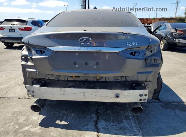 JN1EV7AP8KM513376 2019 INFINITI Q50 Gray Հետևի տեսք