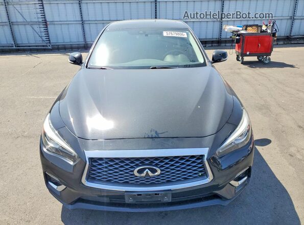 JN1EV7AP8KM515659 2019 INFINITI Q50 Black წინა ხედი