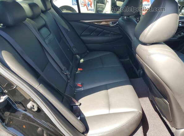 JN1EV7AP8KM515659 2019 INFINITI Q50 Black უკანა სავარძლების ხედი