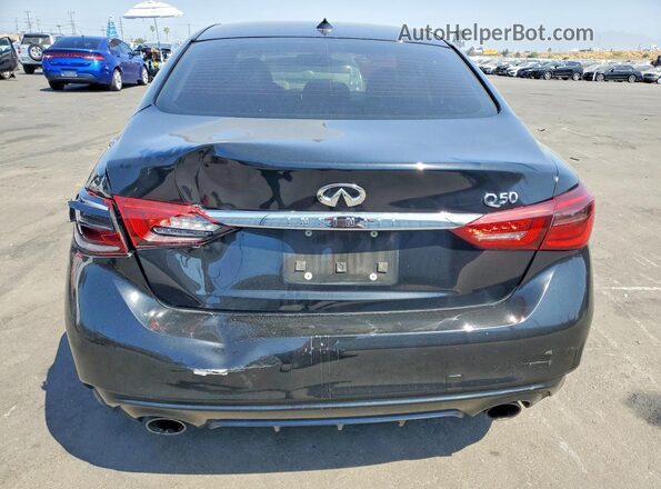 JN1EV7AP8KM515659 2019 INFINITI Q50 Black უკანა ხედი