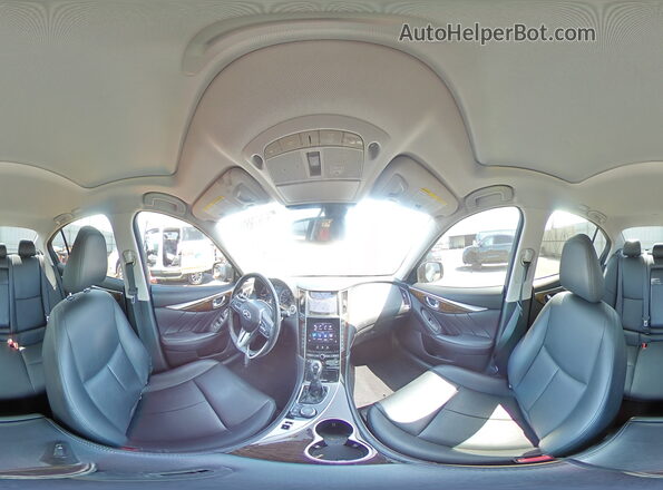 JN1EV7AP8KM515659 2019 INFINITI Q50 Black VIN კოდის სტიკერის ხედი