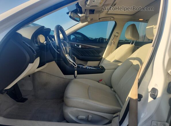 JN1EV7AP8KM515922 2019 INFINITI Q50 White Սալոնի դիմացի տեսք