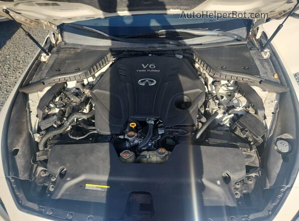 JN1EV7AP8KM515922 2019 INFINITI Q50 White Սալոնի հետևի տեսք