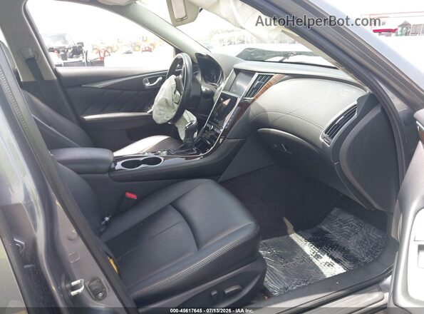 JN1EV7AP8KM516536 2019 INFINITI Q50 Gray წინა სალონის ხედი