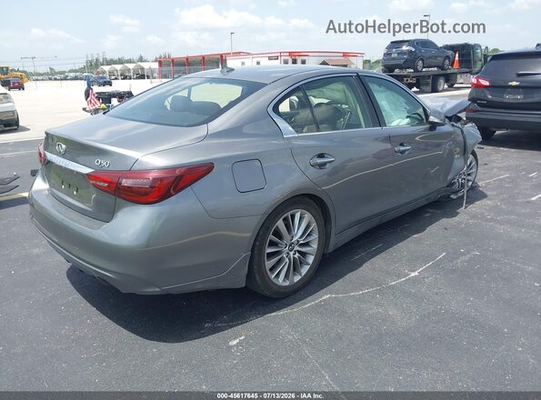JN1EV7AP8KM516536 2019 INFINITI Q50 Gray უკანა მარჯვენა