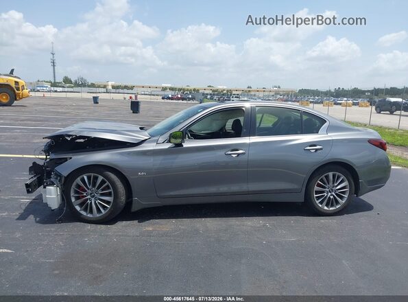 JN1EV7AP8KM516536 2019 INFINITI Q50 Gray სალონის 360-გრადუსიანი ხედი