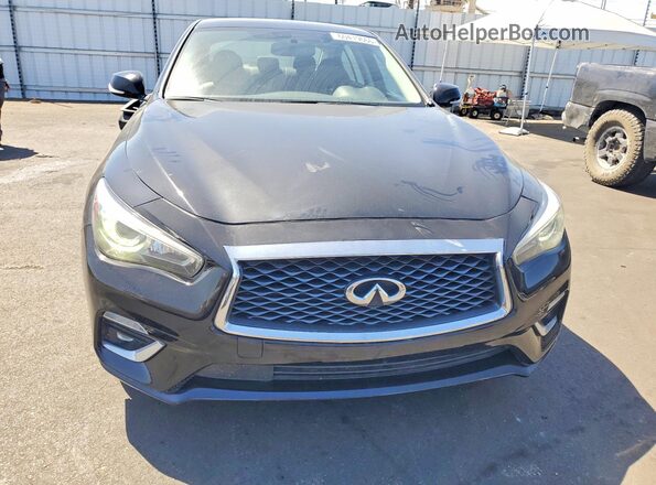 JN1EV7AP8KM540254 2019 INFINITI Q50 Black Դիմացի տեսք