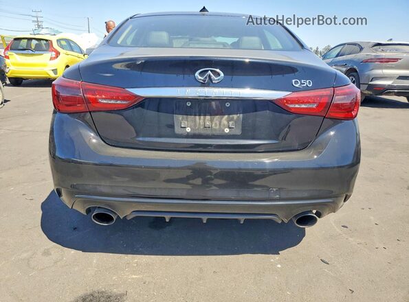 JN1EV7AP8KM540254 2019 INFINITI Q50 Black Հետևի տեսք