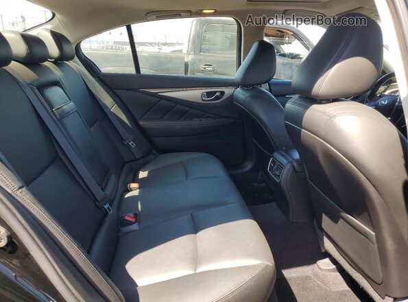 JN1EV7AP8KM540254 2019 INFINITI Q50 Black Հետևի նստատեղերի տեսք