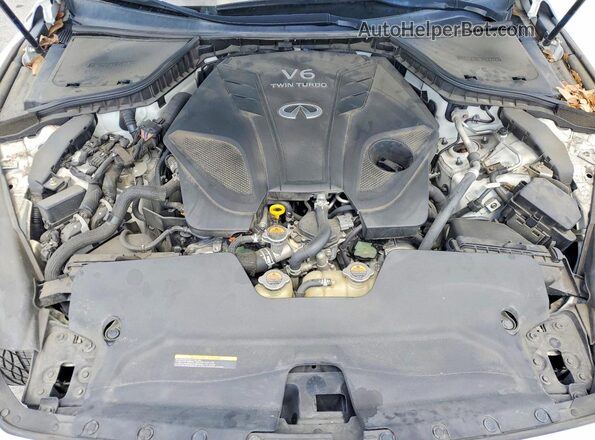 JN1EV7AP8KM540724 2019 INFINITI Q50 White Rear interior view