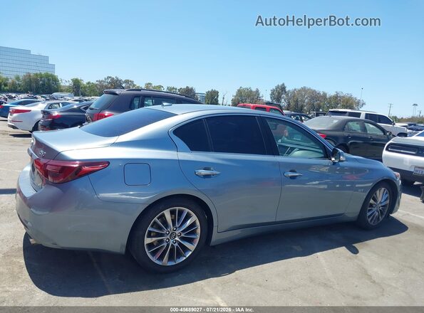 JN1EV7AP8LM200491 2020 INFINITI Q50 Light Blue Widok wnętrza z tyłu