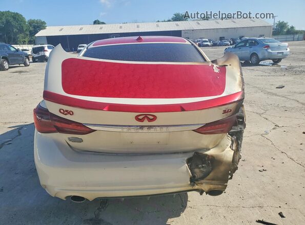 JN1EV7AP8LM204931 2020 INFINITI Q50 White Вид ззаду