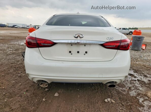 JN1EV7AP8LM205108 2020 INFINITI Q50 White Вид ззаду