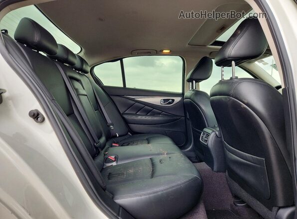 JN1EV7AP8LM205108 2020 INFINITI Q50 White Вид задніх сидінь