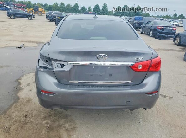 JN1EV7AP9GM304512 2016 INFINITI Q50 Gray უკანა ხედი