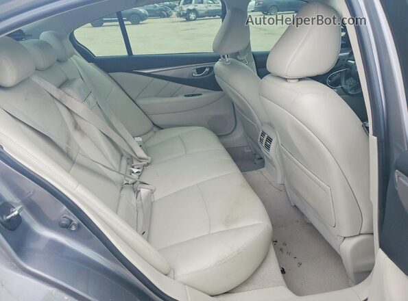 JN1EV7AP9GM304512 2016 INFINITI Q50 Gray უკანა სავარძლების ხედი