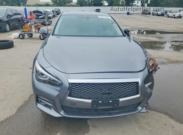 JN1EV7AP9GM304512 2016 INFINITI Q50 Gray წინა ხედი