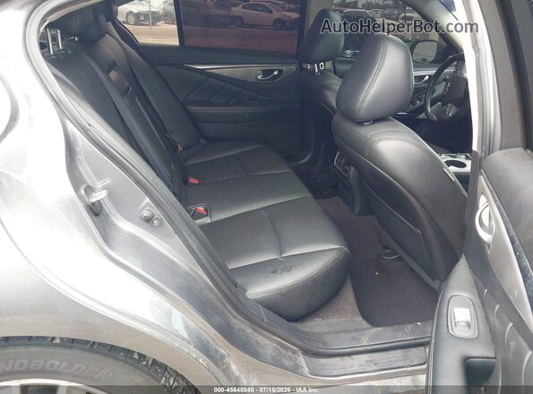 JN1EV7AP9HM730248 2017 INFINITI Q50 Gray VIN კოდის სტიკერის ხედი