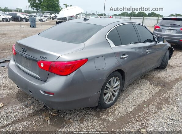 JN1EV7AP9HM730248 2017 INFINITI Q50 Gray უკანა მარჯვენა