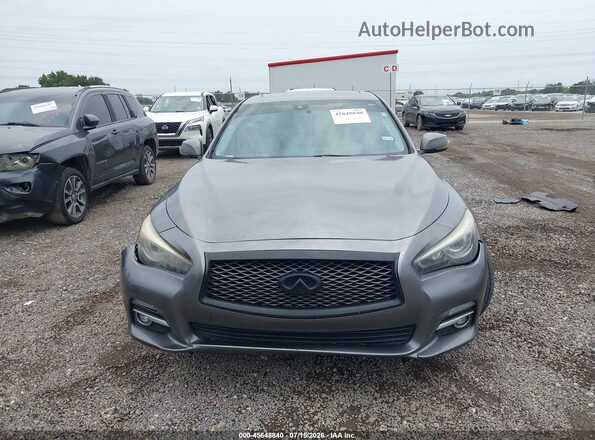 JN1EV7AP9HM730248 2017 INFINITI Q50 Gray უკანა სალონის ხედი