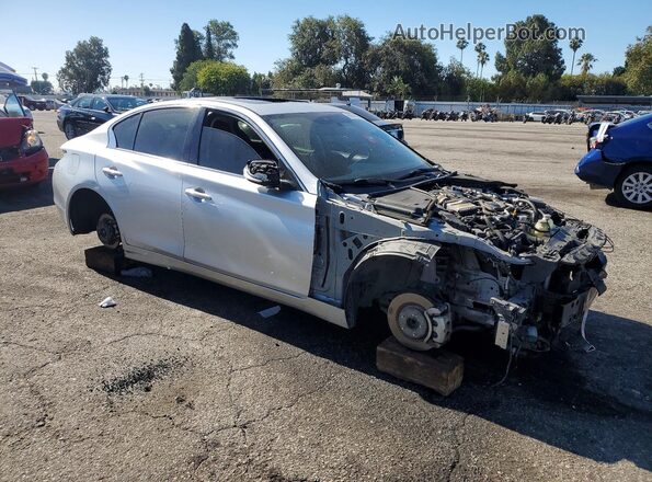 JN1EV7AP9HM738575 2017 INFINITI Q50 Серебряный Передняя правая четверть
