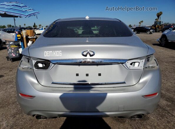 JN1EV7AP9HM738575 2017 INFINITI Q50 Серебряный Вид сзади