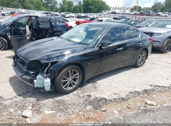 JN1EV7AP9HM742528 2017 INFINITI Q50 Black Vista tres cuartos delantera izquierda