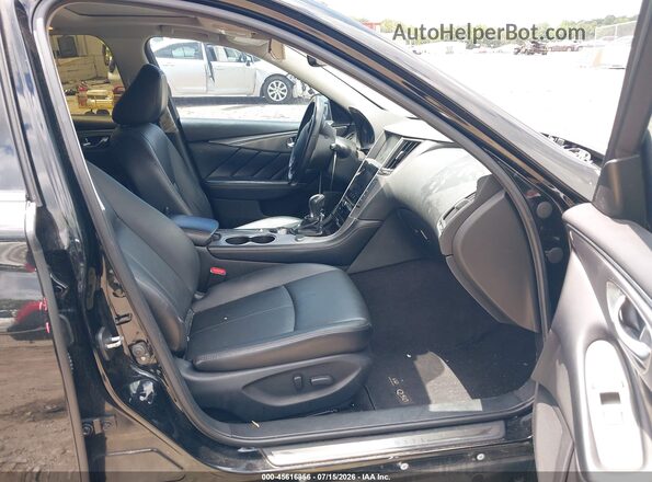 JN1EV7AP9HM742528 2017 INFINITI Q50 Black Vista interior delantera