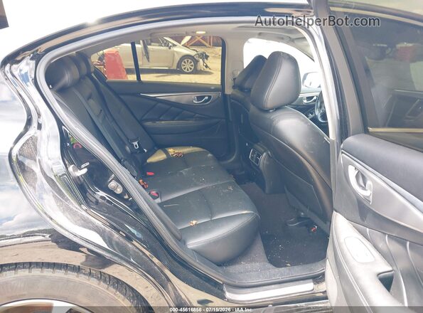 JN1EV7AP9HM742528 2017 INFINITI Q50 Black Vista de la etiqueta del VIN