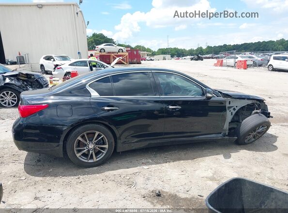 JN1EV7AP9HM742528 2017 INFINITI Q50 Black Vista interior trasera