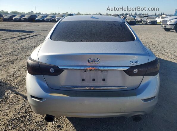 JN1EV7AP9HM743274 2017 INFINITI Q50 Silver Widok z tyłu